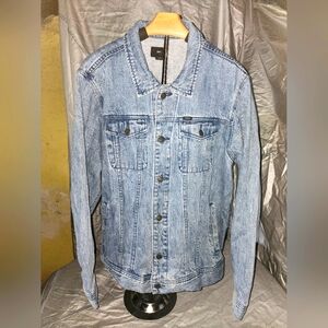 OBEY WORLDWIDE BLACK DENIM JACKET Size L